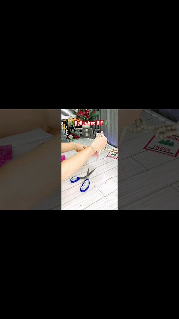 😱 Dollar Tree DIY beaded garland, Dollar tree Diys, blessed beyond measure #shorts #dollartreediy