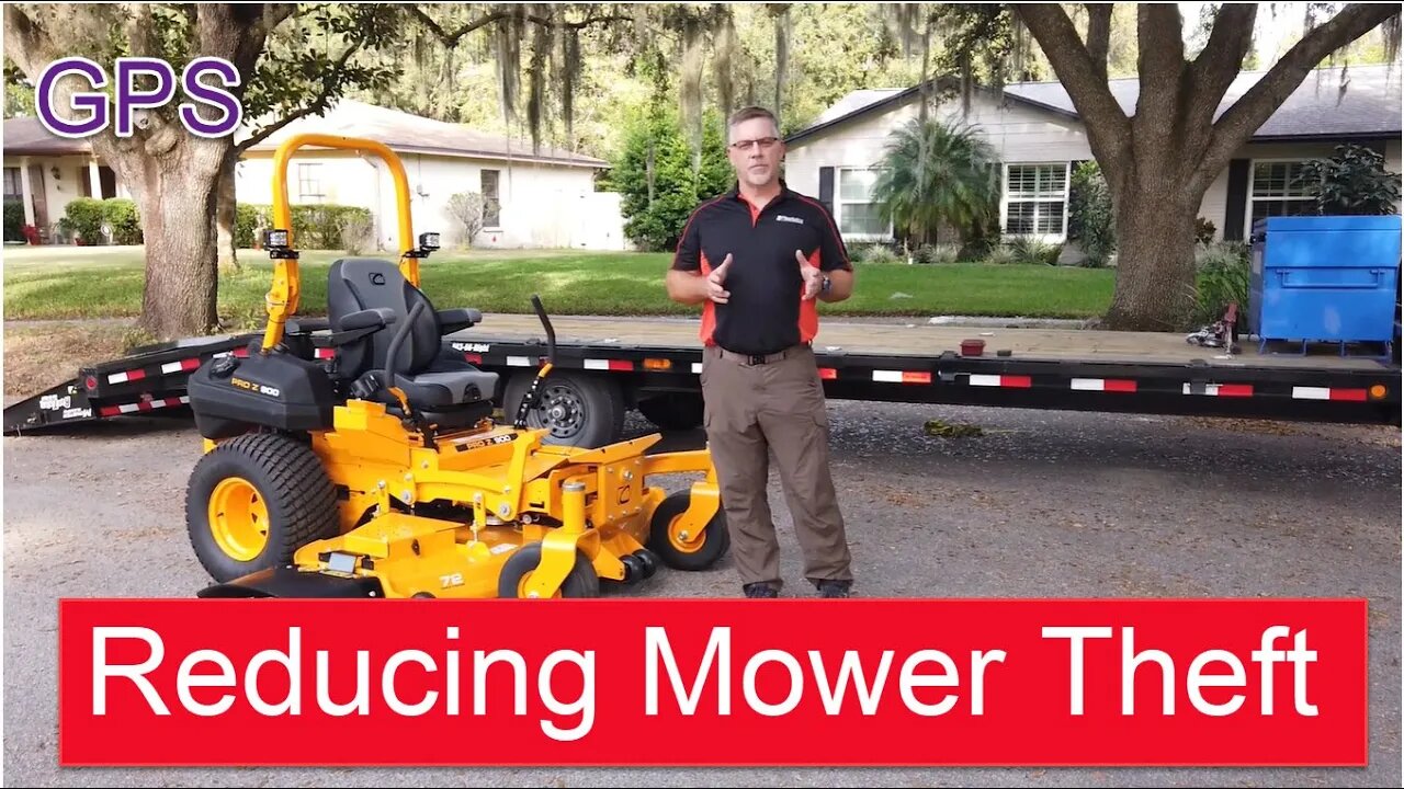 Fighting Mower Theft - GPS Tracking Considerations for Small Equipment.