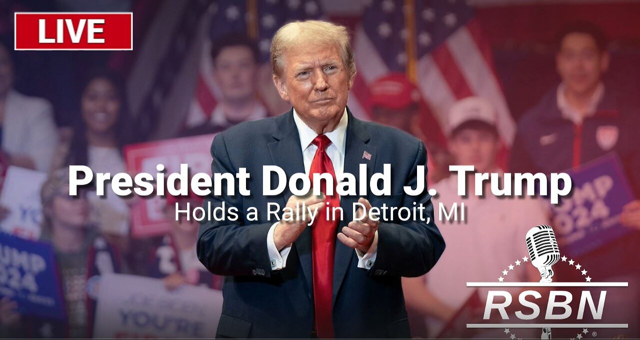 Trump Rally and Roundtable in Detroit, Michigan - WATCH PARTY! 10.18.2024