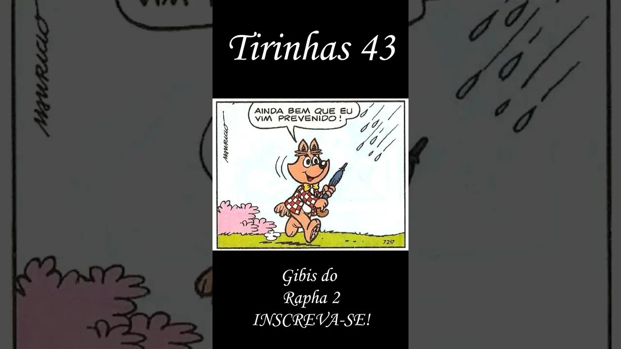 Tirinhas da Turma da Mônica nº 43 | Gibis do Rapha 2