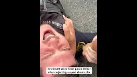 Exconvict saves a cop