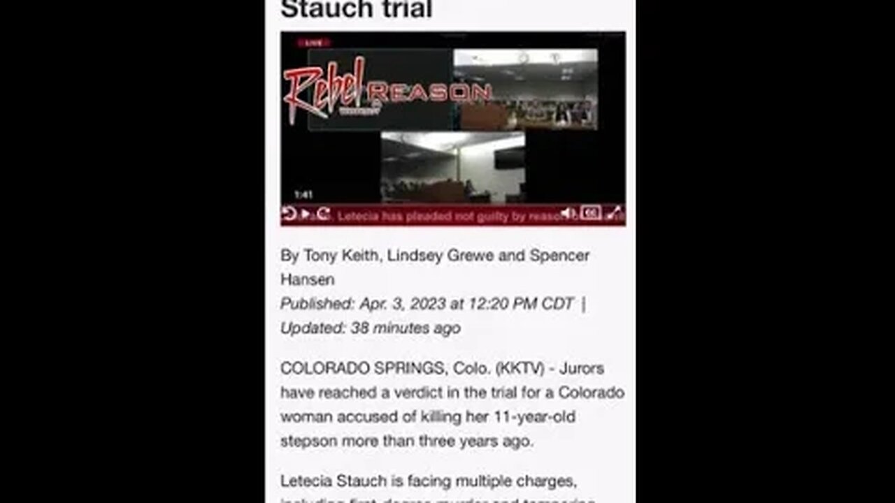 Letecia Stauch has been found guilty on all counts