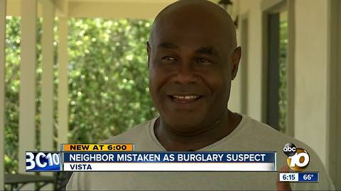 North County man mistaken as burglary suspect while walking dogs