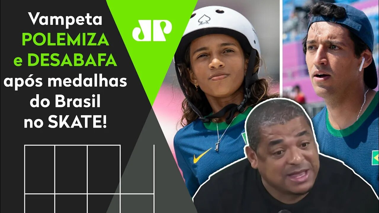 "Isso foi UM ABSURDO!" OLHA contra o quê Vampeta DESABAFOU após MEDALHAS do Brasil nas Olimpíadas!