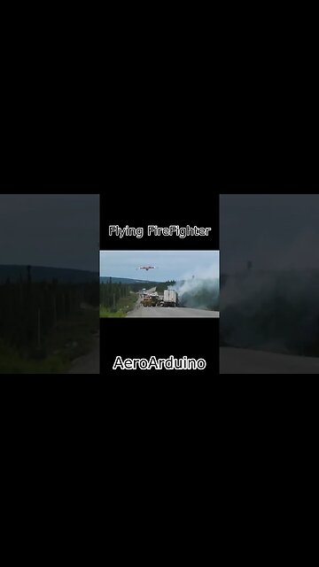 Suddenly #Flying FireFighter Came to Rescue #Aviation #AeroArduino