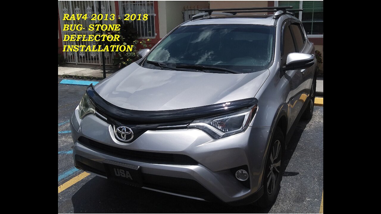 TOYOTA RAV4 2016 - 2018 BUG - STONE DEFLECTOR INSTALLATION