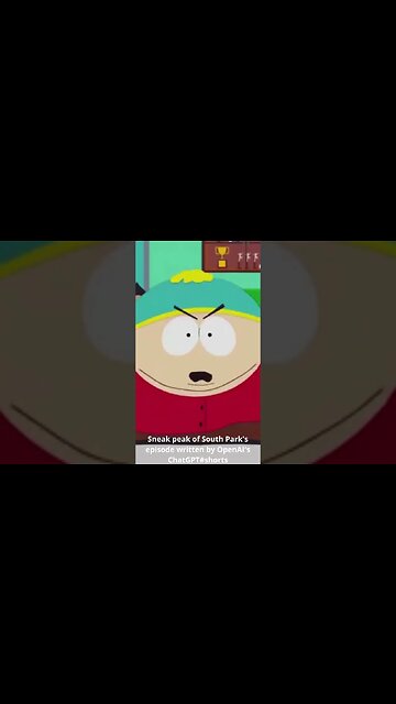 Sneak peak of South Park's episode written by OpenAI's ChatGPT #shorts