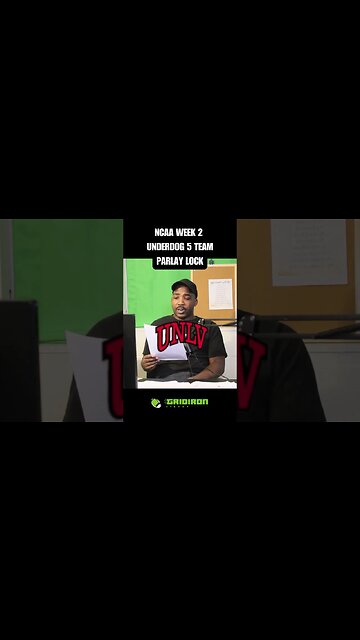 NCAA COLLEGE FOOTBALL WEEK 2 UNDERDOG 5 TEAM PARLAY LOCK