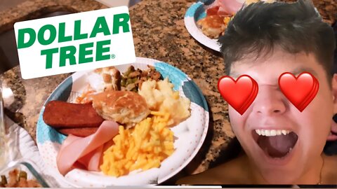 DOLLAR TREE $20 THANKSGIVING CHALLENGE (SURPRISING RESULT)