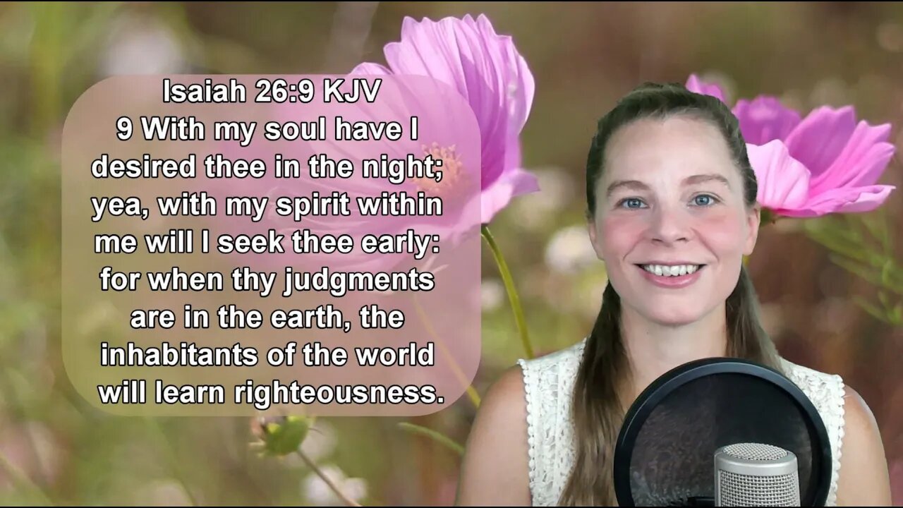 Isaiah 26:9 KJV - Holiness - Scripture Songs