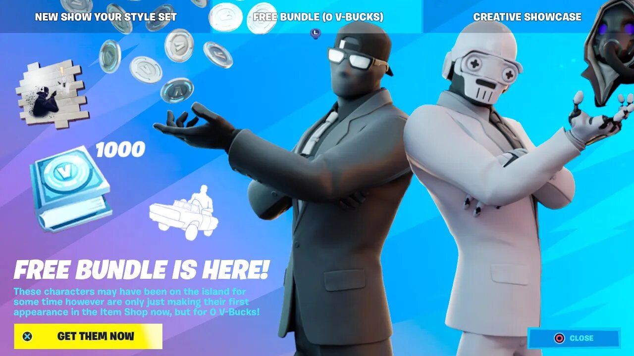 0 V-BUCKS BUNDLE NOW in FORTNITE.. (Henchmen)!