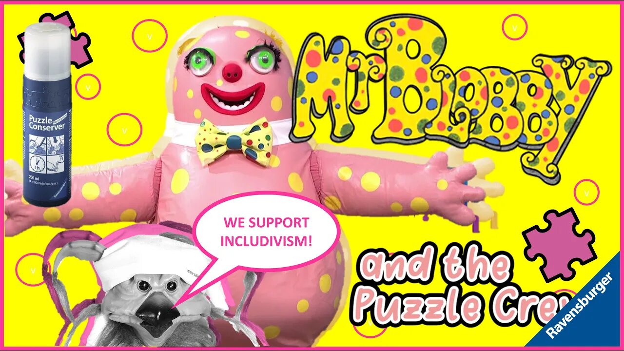 @RavensburgerAG Puzzle Conserver - Mr Blobby & the Puzzle Crew