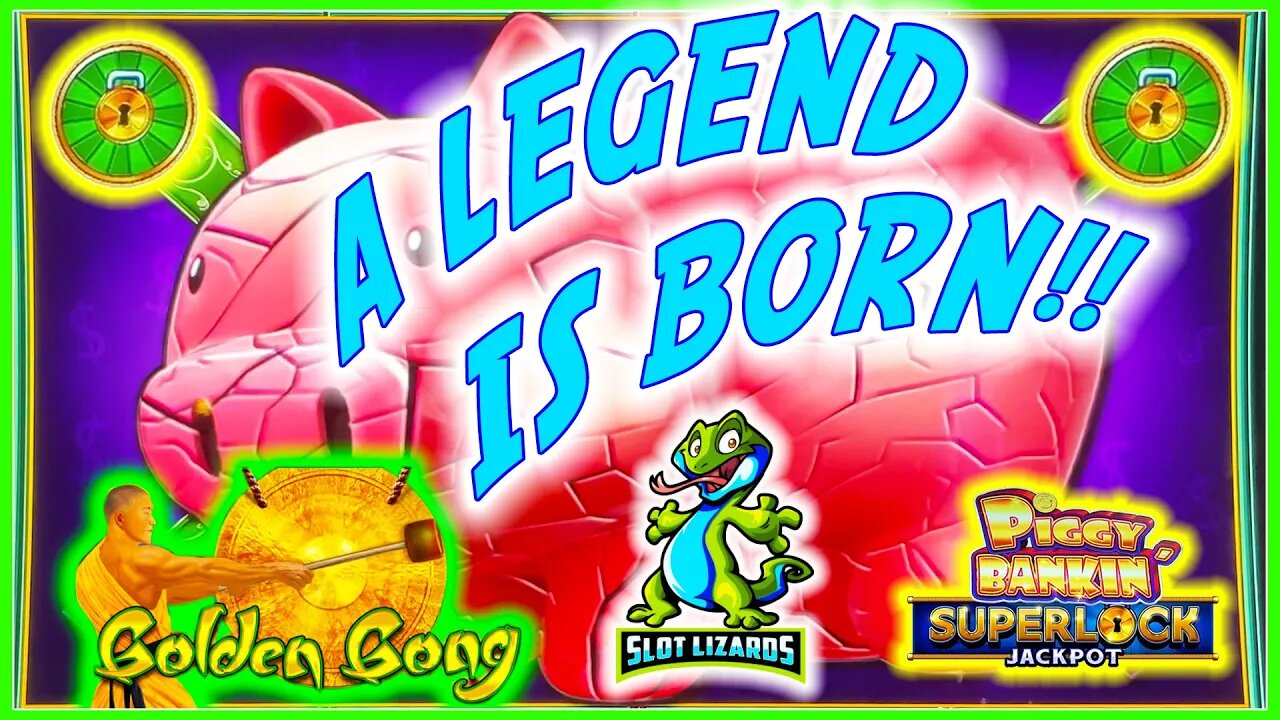 A LEGEND IS BORN!!! JACKPOT HANDPAY! Dragon Link Golden Gong VS Superlock Piggy Bankin HIGHLIGHT