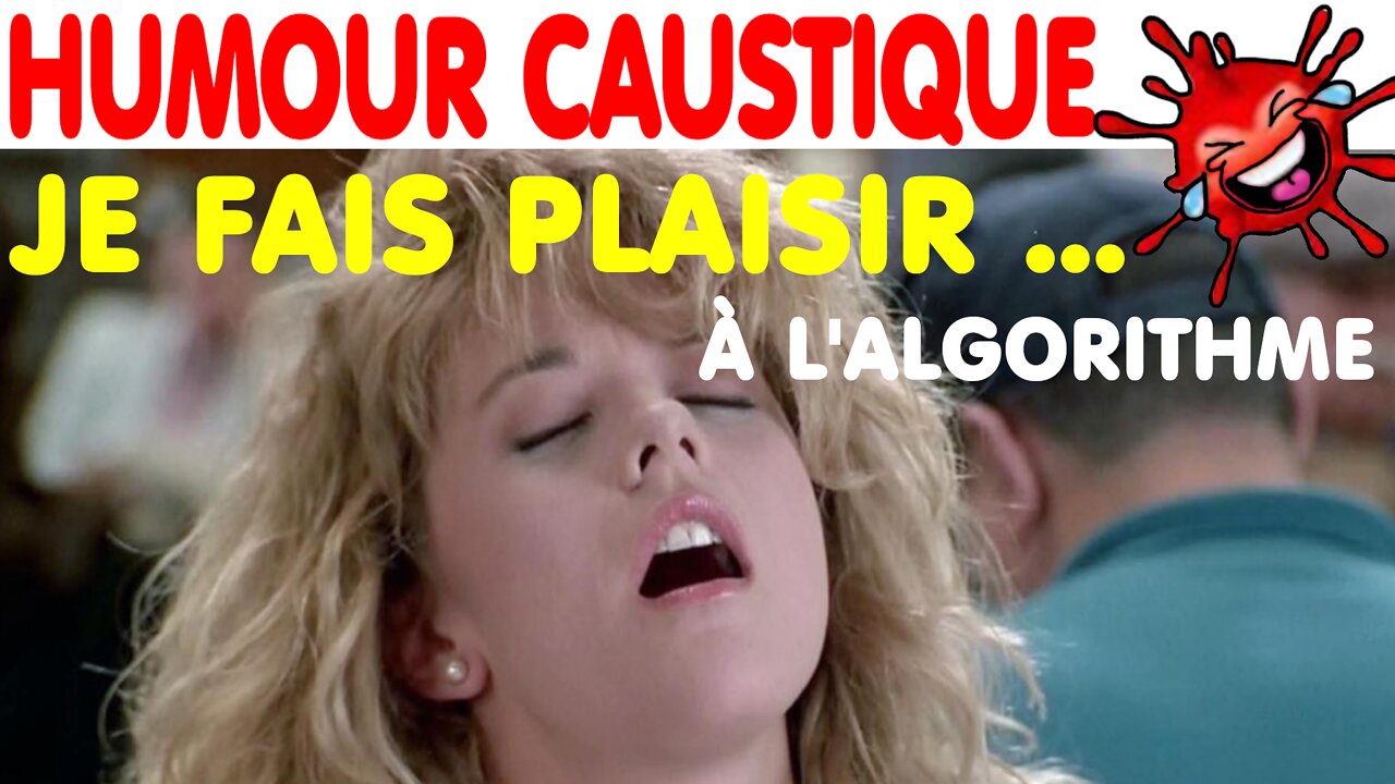 L’algorithme YouTube peut-il avoir un orgasme? Première tentative. (13 avril 2022)