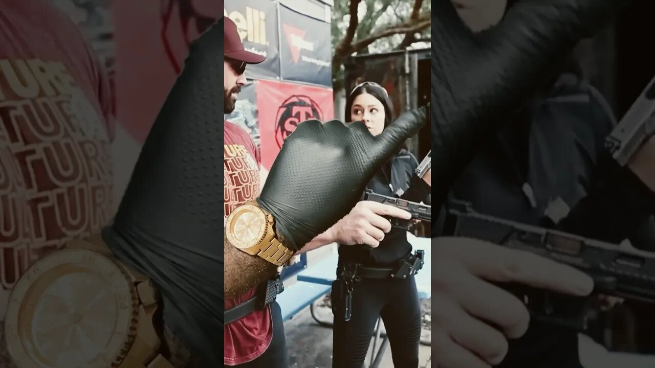 Bullet proof gun #comment #edc #foryou #reaction #comedyshorts