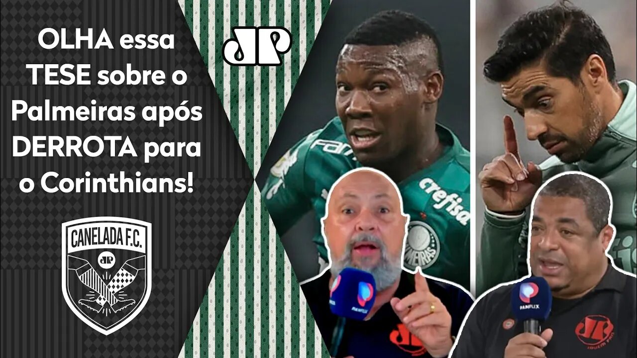 "Eu TAVA VENDO o jogo contra o Corinthians e SENTI que o Palmeiras..." OLHA essa TESE!