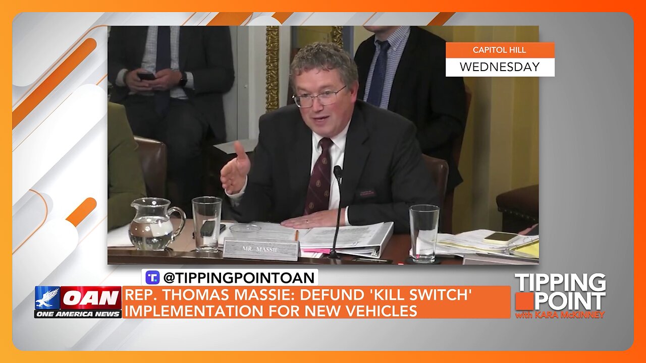 Rep. Massie Moves To Kill Biden's 'Kill Switch' Mandate for Cars | TIPPING POINT 🟧