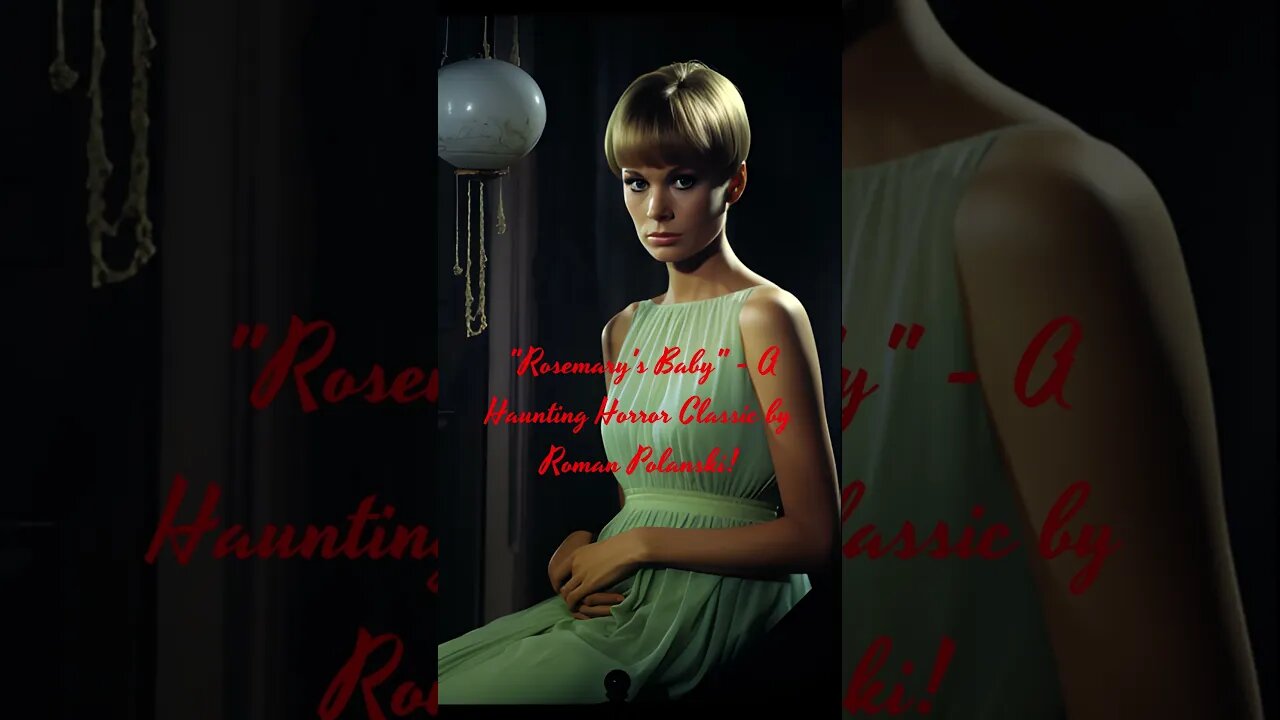 "Rosemary's Baby" - A Haunting Horror Classic by Roman Polanski!