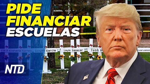 Trump pide financiar escuelas en lugar de guerra; Legislación busca evitar extralimitación de OMS