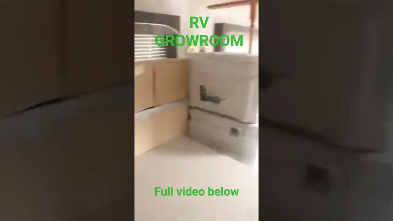 rv grow room build #diy #growroom #innovation