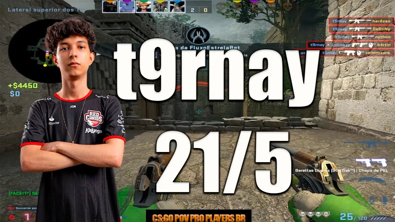 CSGO POV Fluxo t9rnay (21/5) vs SELVA (Ancient) @ CCT South America Series 10