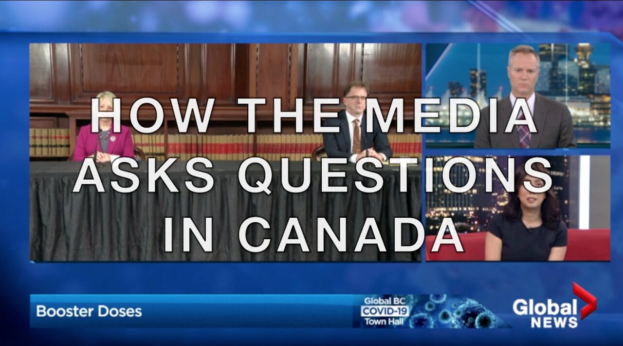 How the news media asks questions in Canada