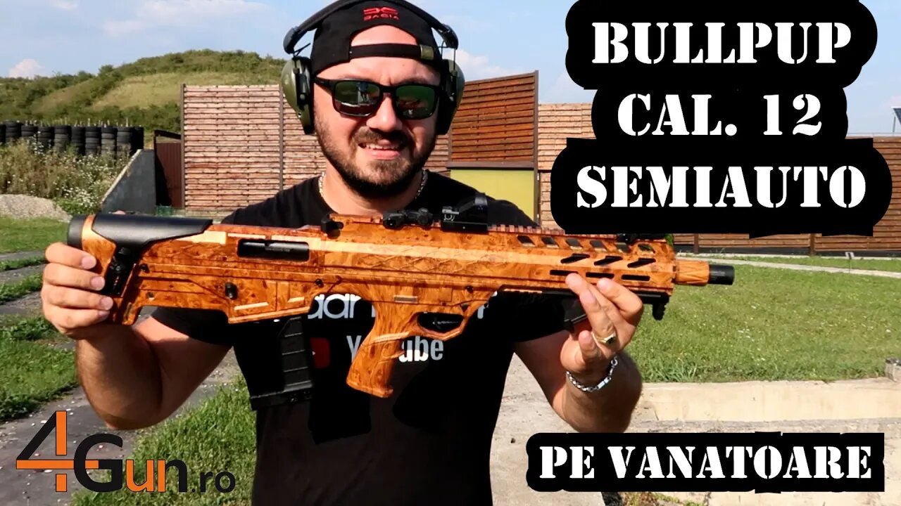 BULLPUP cal. 12 SEMIAUTOMATA - www.4gun.ro Poligon Tir Bistrita