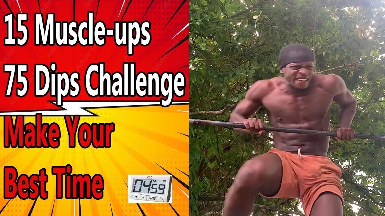 Intense Muscle up Dips challenge