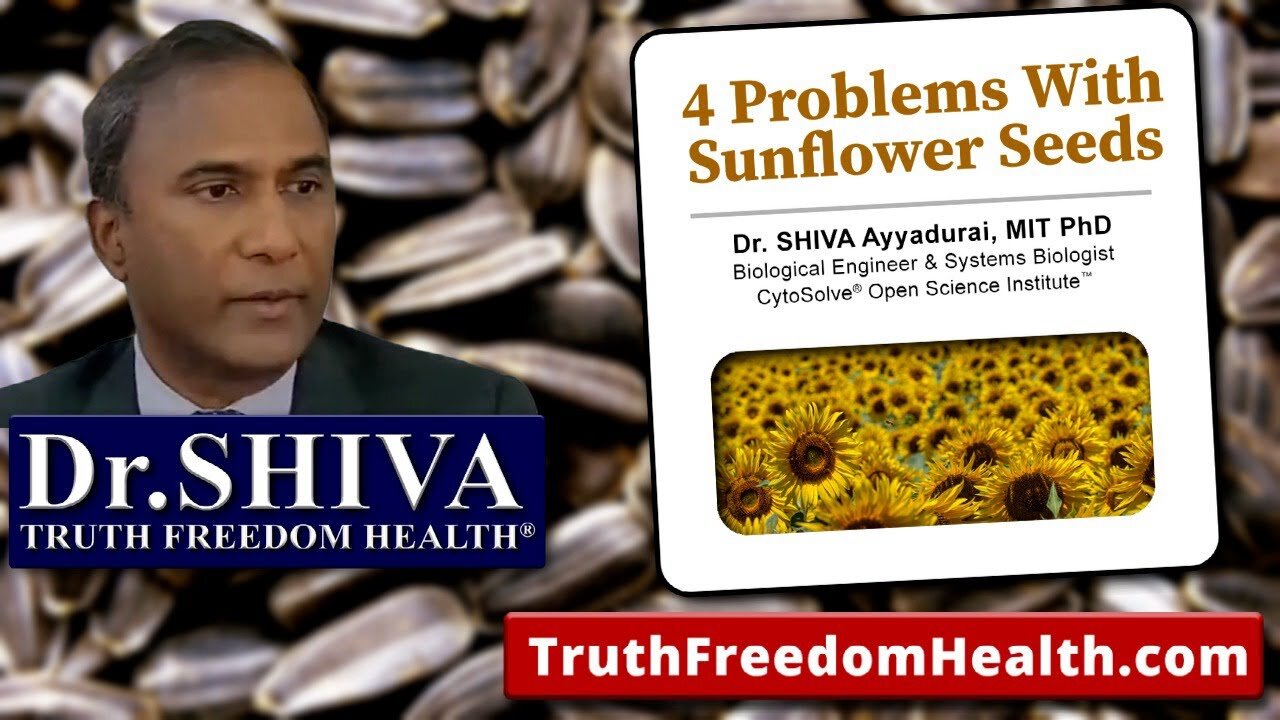 Dr.SHIVA: Problems With Sunflower Seeds - 4 Issues To Consider.