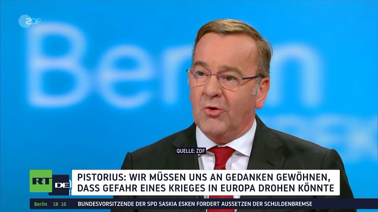 Bundesverteidigungsminister Pistorius: "Wir müssen kriegstüchtig werden"