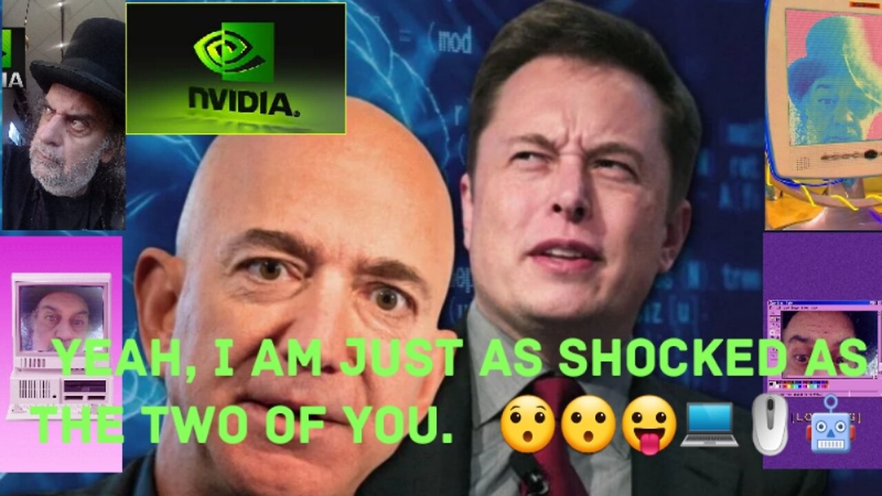 NVIDIA Beats Bezos And Musk At AI Race. 😯😮😛💻🖱🤖