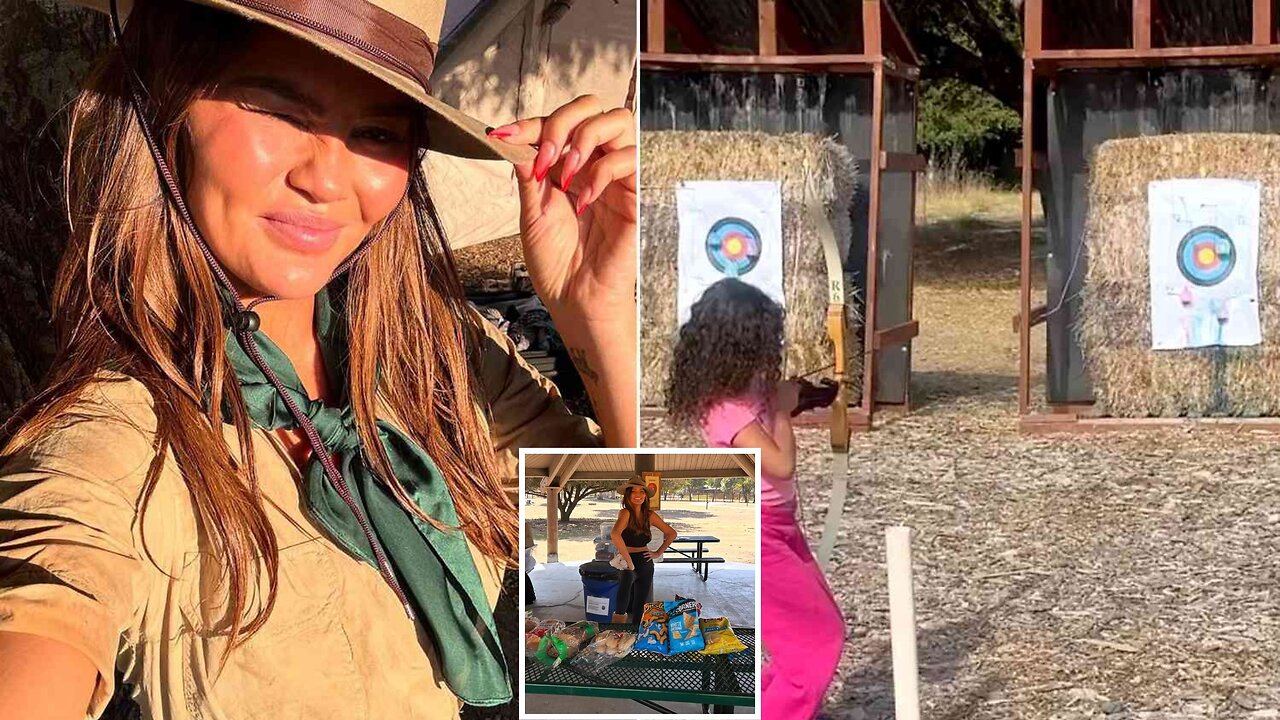 Chrissy Teigen Jokes About 'Surviving' First Girl Scout Camping Trip with Daughter Luna