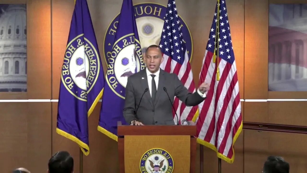 Election Denier Hakeem Jeffries: Hearings On Censorship, Antisemitism Were "Malignant Clown Show"