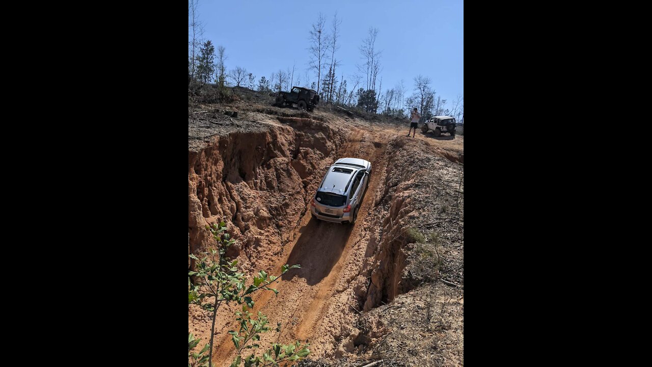 Subaru Crosstrek steep hill climb