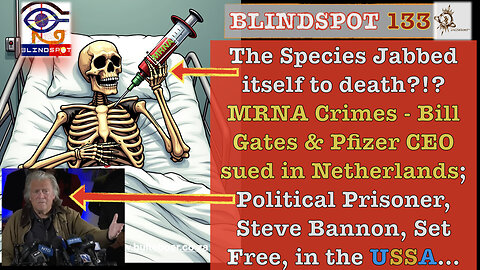 Blindspot 133 The species Jabbed itself to death? MRNA Crimes: Bill Gates sued in the Netherlands