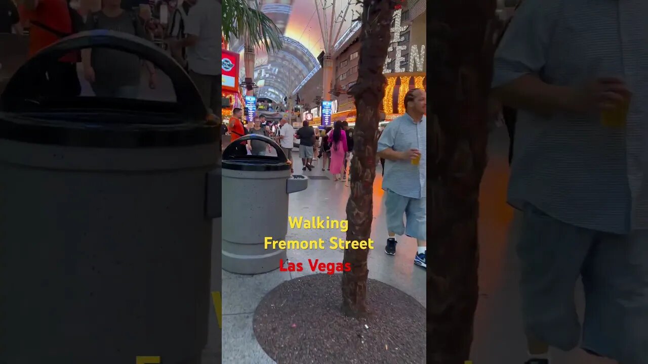 Wings. Band on the Run. Walking the length of Fremont St., Las Vegas ￼.