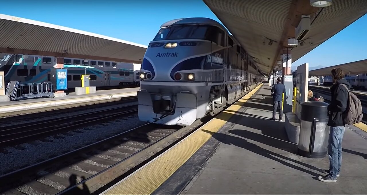 Train Ride from Los Angeles to San Francisco