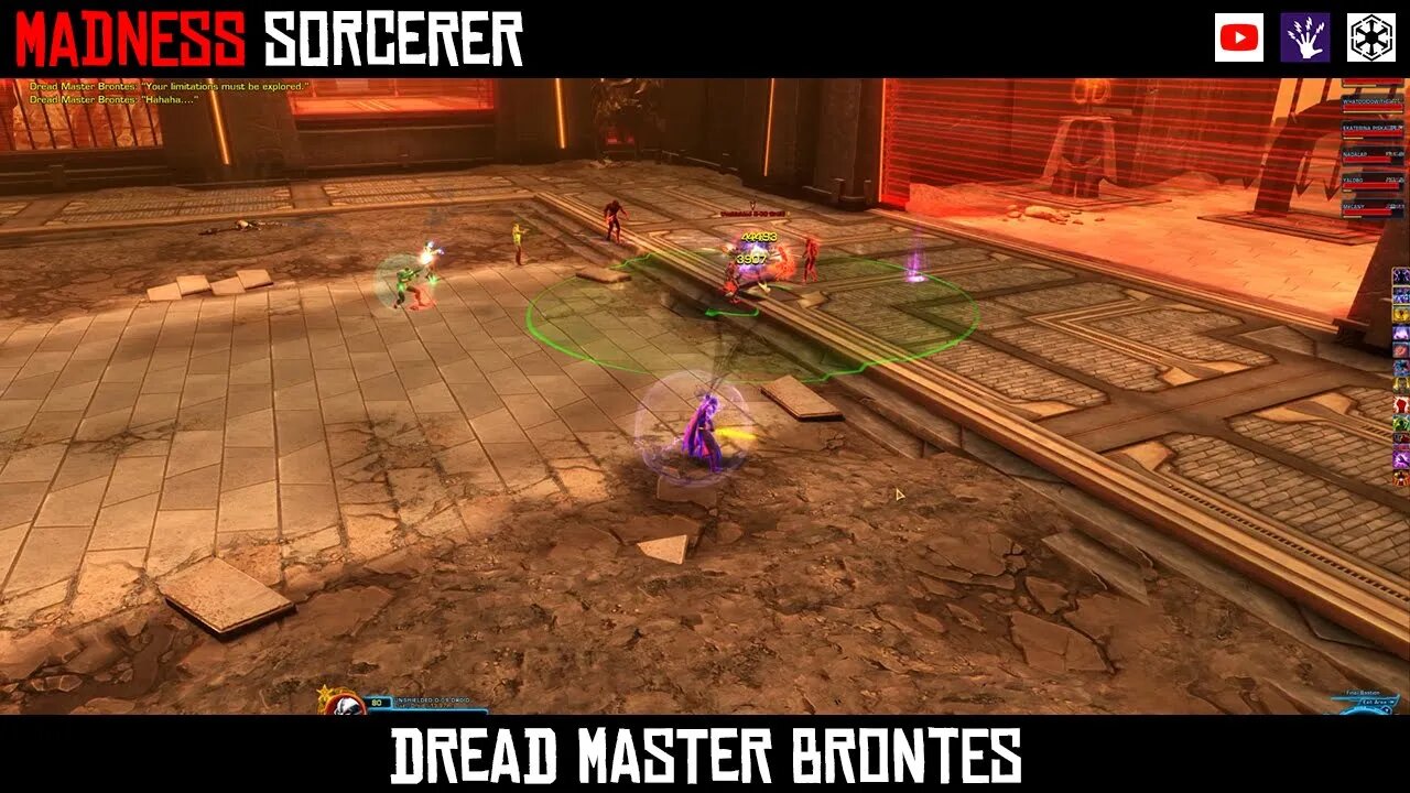 SWTOR 7.0 Madness Sorcerer | Dread Fortress Operation | Dread Master Brontes