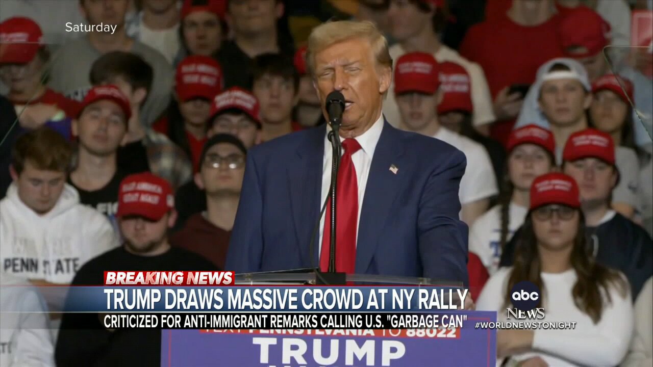 Trump draws massive crowd at Madison Square Garden rally