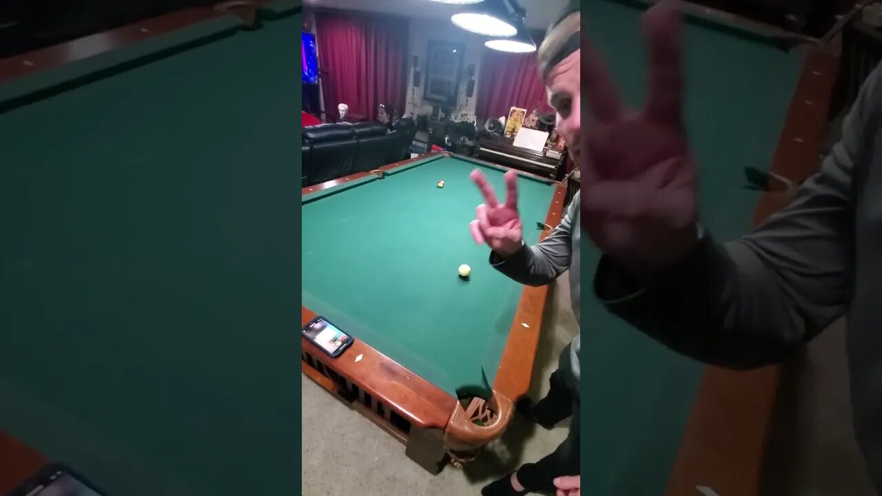 My English friend beating me in a Pool Game after I trash talked him! #billiards #pool