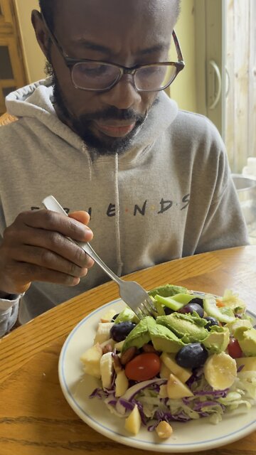 Have you had raw food for more than 24 days?