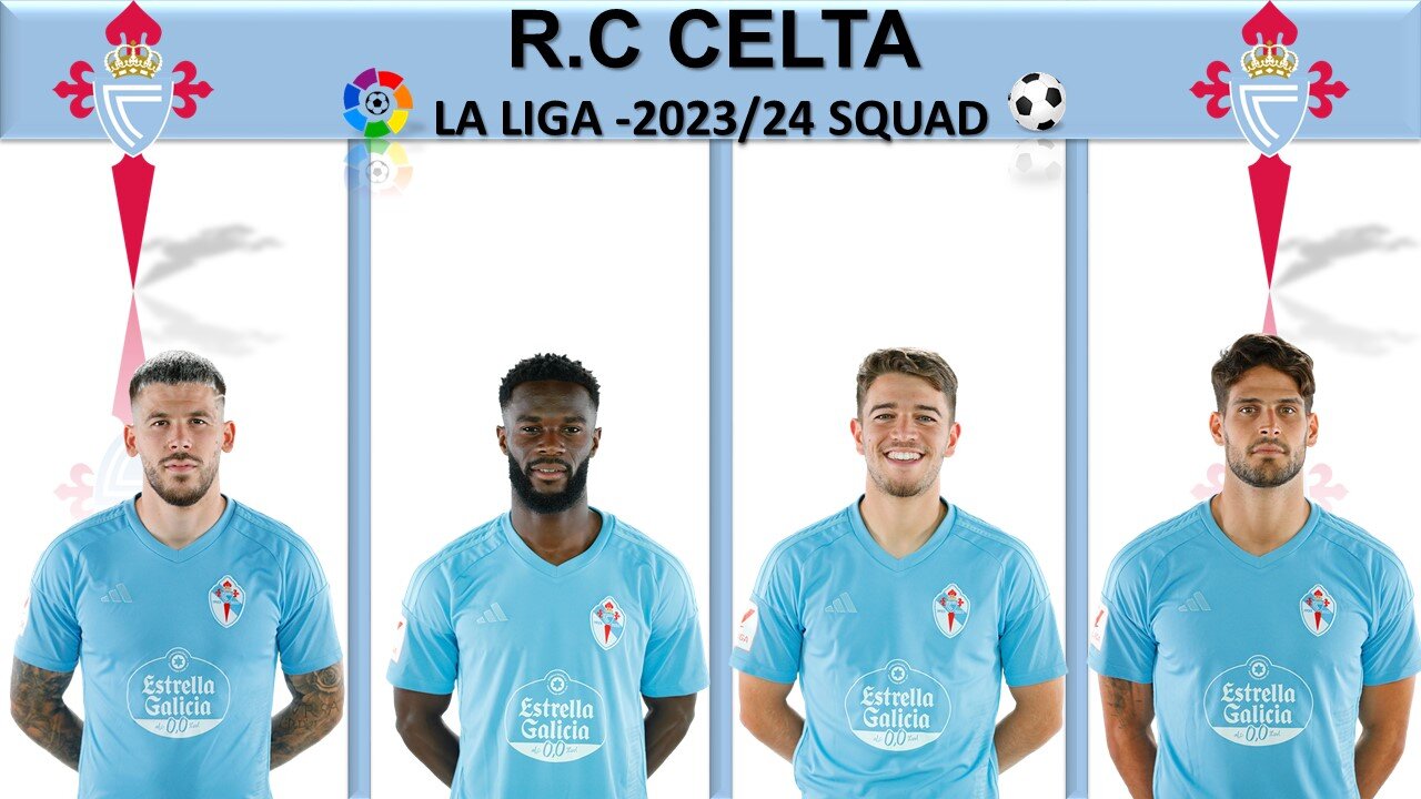 R.C F CELTA 2023/24 - SQUAD || LA LIGA || MUST WATCH FULL VIDEO || DO LIKE,SHARE & SUBSCRIBE || #fc
