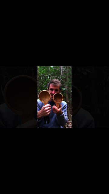 Kuksa Bushcraft Mugs. Uberleben unboxing. Wood Carved mugs for tea and soup. #shorts