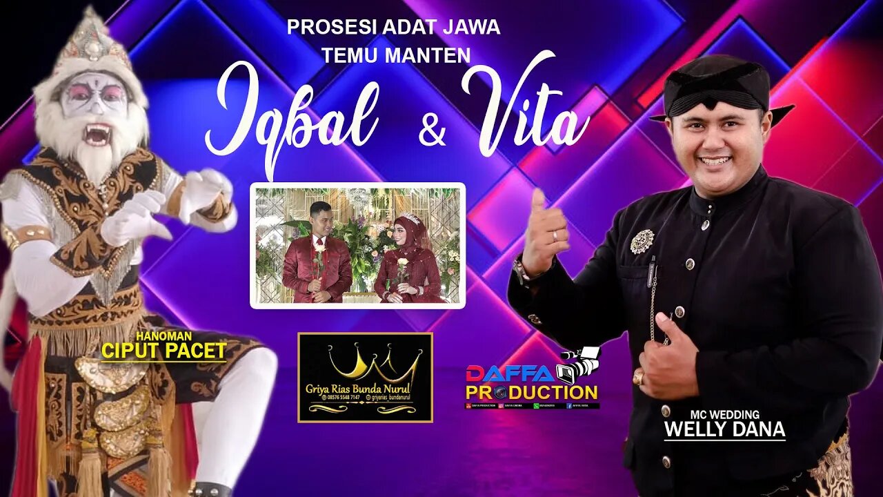 Prosesi Adat Jawa Temu Manten // Iqbal & Vita