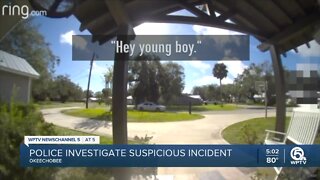 Video shows suspicious driver yelling to child in Okeechobee