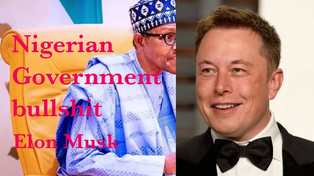 The Nigeria Government Bullshit Elon Musk