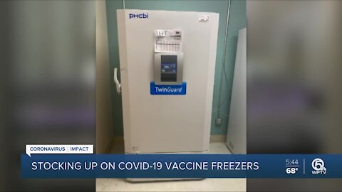 St. Lucie County receives ultra-cold freezer to store Pfizer vaccine