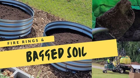 How to Use Bagged Soil and Fire Rings for Fall Garden