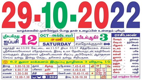 இன்றைய ராசிபலன் || 29|10|2022 சனிக்கிழமை