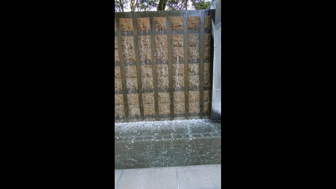 Man-made Waterfall in Ueno Park